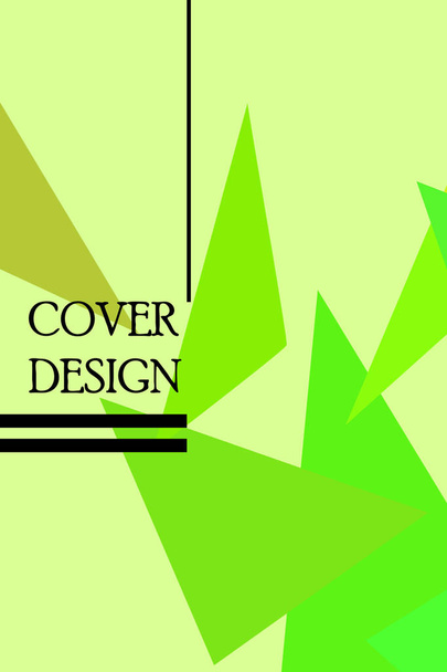 Fundo poligonal moderno abstrato para brochura e capas, feito com formas geométricas
. - Vetor, Imagem