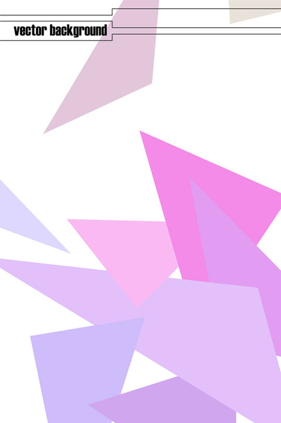 Geometric abstract polygonal background. The pattern in the style of origami, which consists of triangles. - ベクター画像