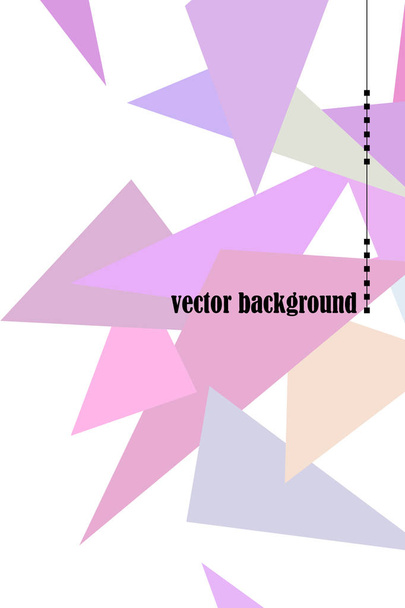 Geometric abstract polygonal background. The pattern in the style of origami, which consists of triangles. - Vector, Image