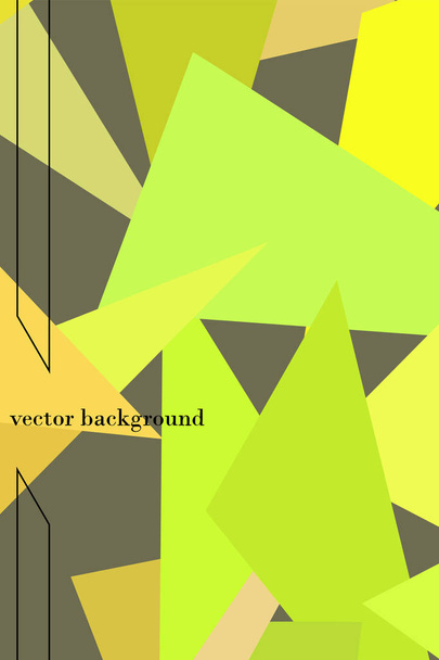 Abstracte moderne poligonale achtergrond voor brochure en covers, gemaakt met geometrische vormen. - Vector, afbeelding