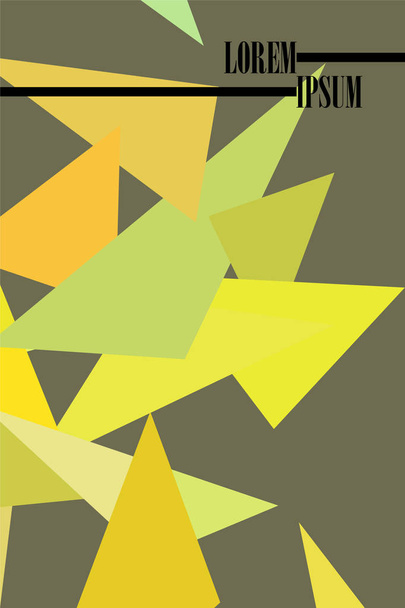 Abstraktní moderní poligonální pozadí pro brožury a přikrývky, vyrobené geometrickými tvary. - Vektor, obrázek
