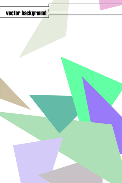 Geometric abstract polygonal background. The pattern in the style of origami, which consists of triangles. - Διάνυσμα, εικόνα