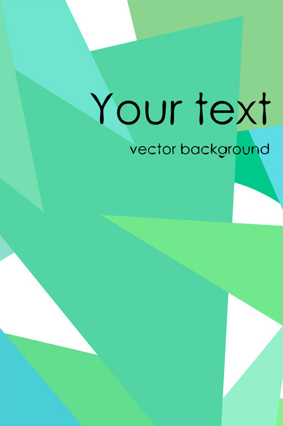 Abstract modern poligonal background for brochure and covers, made with geometrical shapes. - Vector, imagen