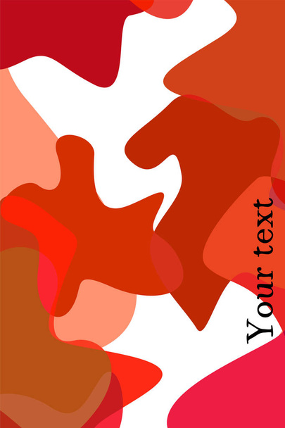 Abstract Fluid creative template, card, color cover. Watercolor design, liquids, shapes. Trendy vector. - Vettoriali, immagini