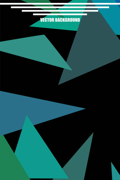 Geometric abstract polygonal background. The pattern in the style of origami, which consists of triangles. - Διάνυσμα, εικόνα