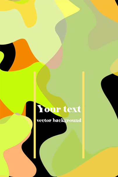 Abstract Fluid creative template, card, color cover. Watercolor design, liquids, shapes. Trendy vector. - Vektor, kép