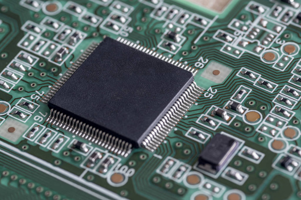 Close up photos of electronic circuit board - Foto, immagini