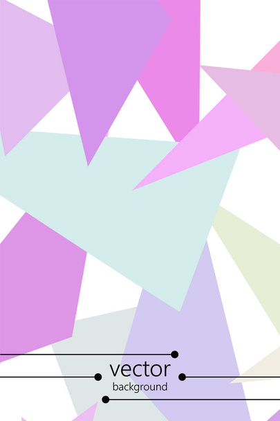 Geometric abstract polygonal background. The pattern in the style of origami, which consists of triangles. - Vettoriali, immagini