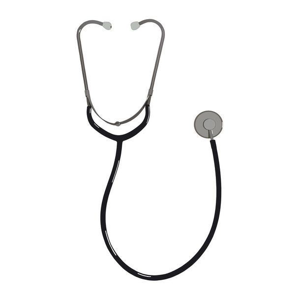 Lékařský stetoskop pro poslech srdce a hrudníku pacienta - Fotografie, Obrázek