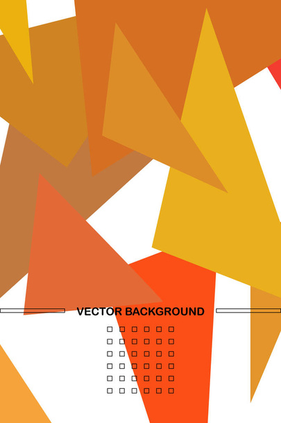 Abstract modern poligonal background for brochure and covers, made with geometrical shapes. - ベクター画像