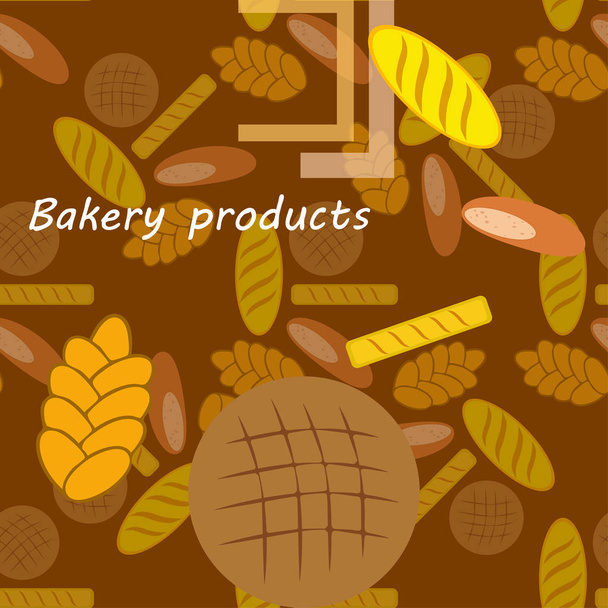 vector ilustración de Panadería Producto Colección de Alimentos
 - Vector, Imagen