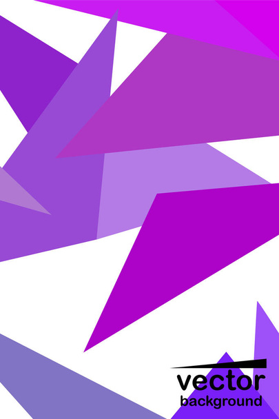 Geometric abstract polygonal background. The pattern in the style of origami, which consists of triangles. - Vector, afbeelding