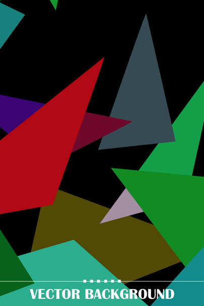 Fondo poligonal moderno abstracto para folleto y cubiertas, hecho con formas geométricas
. - Vector, imagen