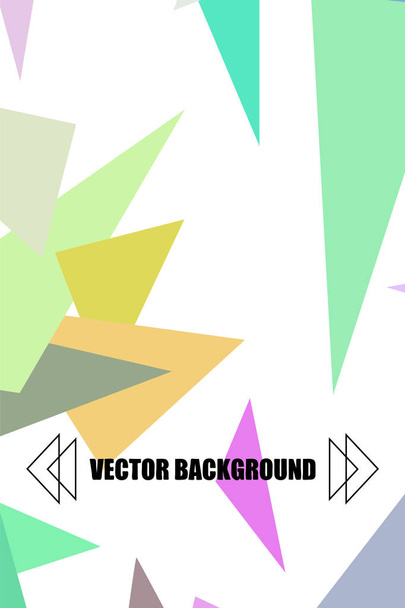 Geometric abstract polygonal background. The pattern in the style of origami, which consists of triangles. - Vector, Imagen