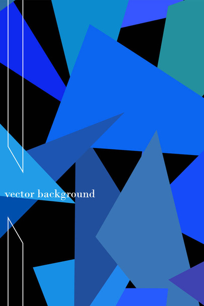 Abstract modern poligonal background for brochure and covers, made with geometrical shapes. - Vetor, Imagem