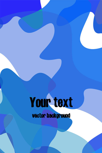 Abstract Fluid creative template, card, color cover. Watercolor design, liquids, shapes. Trendy vector. - Vektor, kép