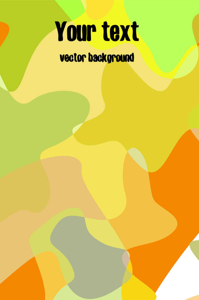 Abstract Fluid creative template, card, color cover. Watercolor design, liquids, shapes. Trendy vector. - Вектор, зображення