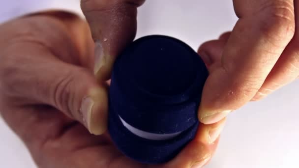 λάμψη του δαχτυλίδι αρραβώνων - Πλάνα, βίντεο