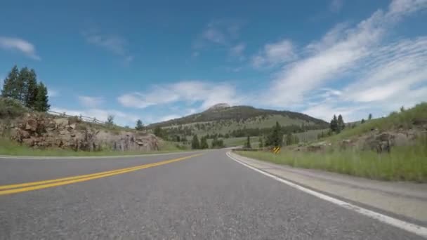 Rolling Hills of Wyoming in summer - Video, Çekim