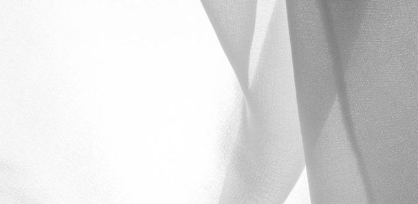 texture background pattern. White silk fabric with a subtle matt - Photo, Image