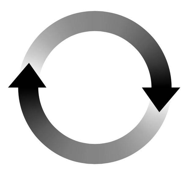 icono de signo de carga, símbolo vectorial de descarga y carga en Internet, color negro
 - Vector, imagen