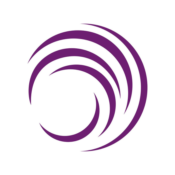 Abstract circle vortex logo design Vector element illustration - Vector, Image