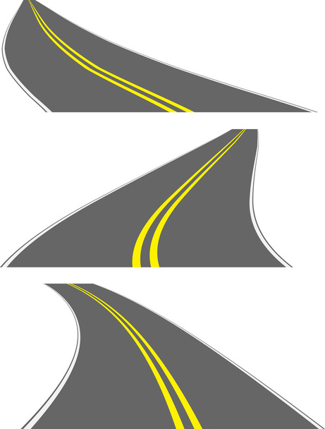 vektorové perspektivy silnic - Vektor, obrázek