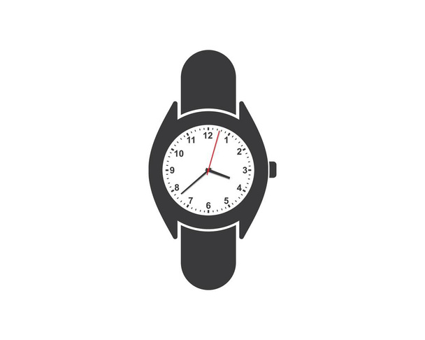 Armbanduhr Ikone Vektor Vorlage Design - Vektor, Bild