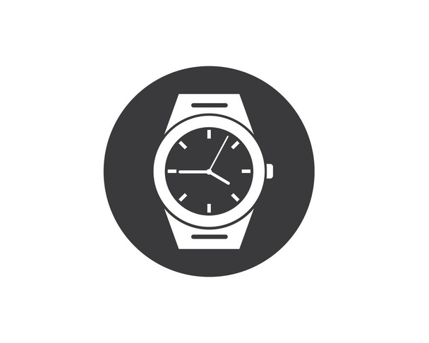reloj de muñeca icono vector plantilla diseño
 - Vector, imagen