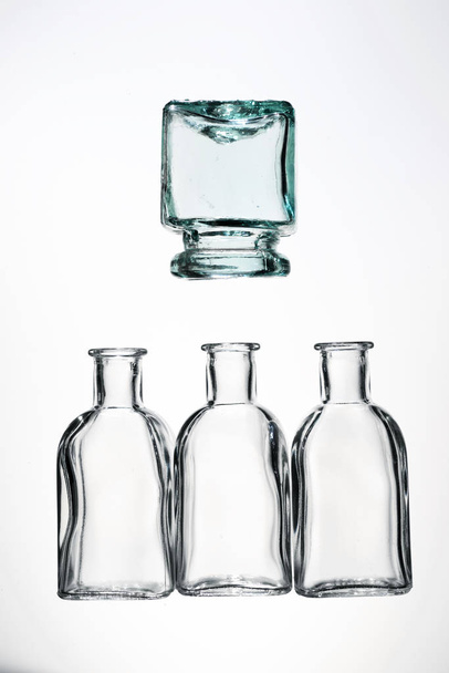 ガラス瓶ビュー - 写真・画像