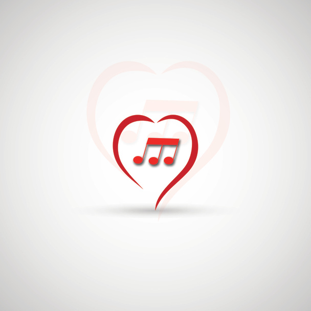 Икона Музыкального Сердца
 - Вектор,изображение