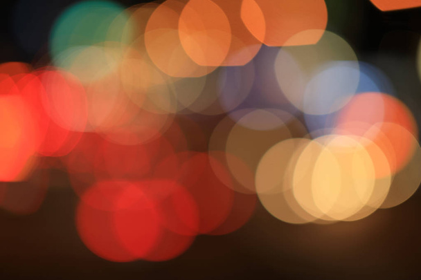 Defocused colorful city night lights - Foto, Imagem