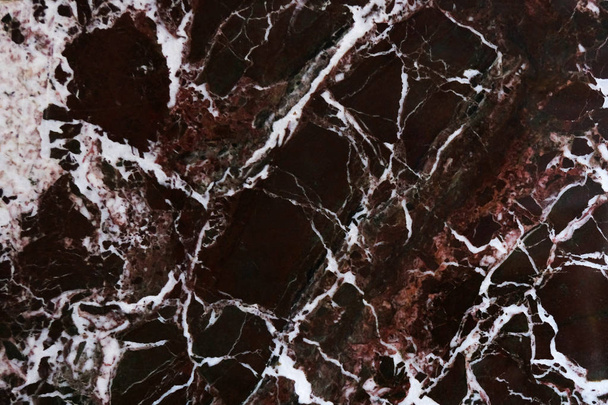 texture of black marble. Marble slab, blank for design, background - Foto, afbeelding