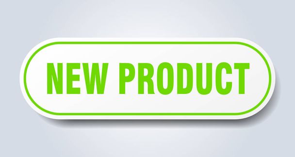 new product sign. new product rounded green sticker. new product - Vecteur, image