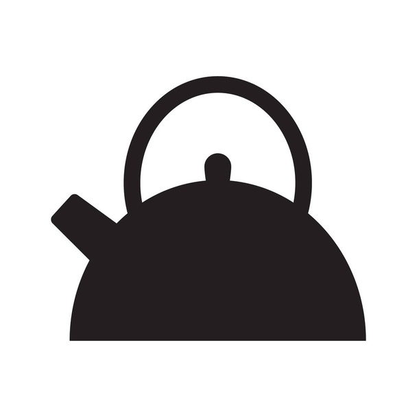 Kettle icon. kettle sign isolated - Vector, Image