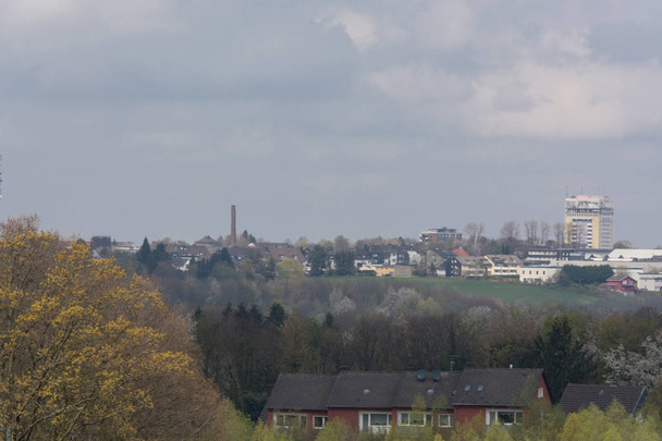 Vista panorâmica da cidade de Velbert
        - Foto, Imagem