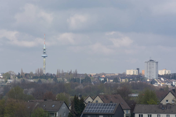 Vista panorâmica da cidade de Velbert
        - Foto, Imagem