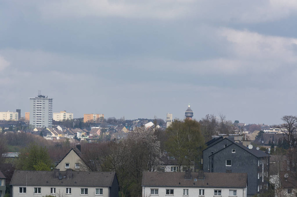 Πανοραμική θέα της πόλης του Velbert        - Φωτογραφία, εικόνα