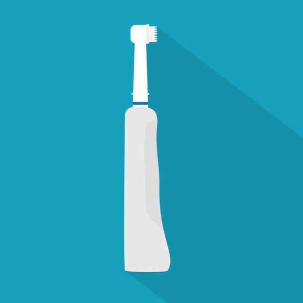 электрическая иконка зубной щетки - векторная иллюстрация
 - Вектор,изображение