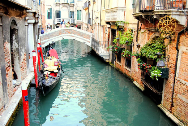 Uitzicht op Venetië. Italië. Italiaanse zomer. - Foto, afbeelding