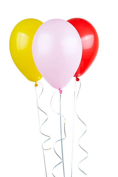 helium ballonnen geïsoleerd  - Foto, afbeelding