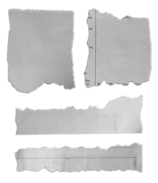 Torn pieces of paper - Photo, Image