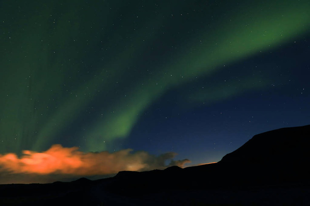 Aurora Borealis in Iceland, Europe - Photo, Image