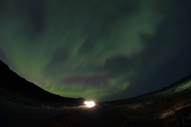 Aurora Borealis in Iceland, Europe - Фото, изображение