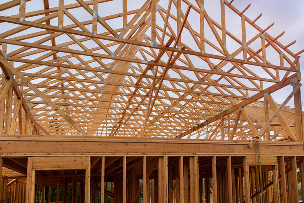 Dřevěná domeček pro stavbu obytných domů - Fotografie, Obrázek