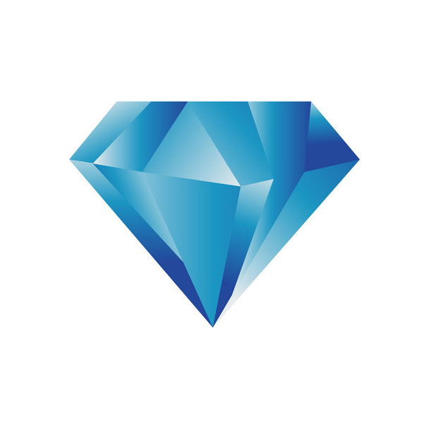 glänzender Schmuck Diamant Logo Design Vektor Illustrationen - Vektor, Bild