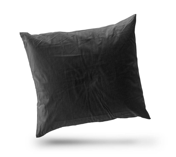 Black pillow isolated - Photo, Image