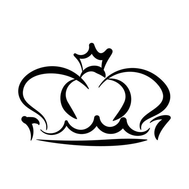 Nobility crown vector drawing design  - Διάνυσμα, εικόνα