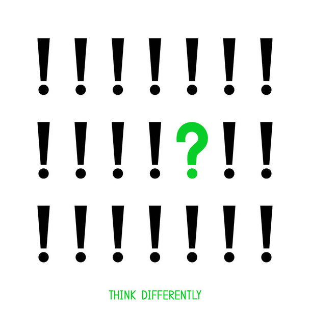Think differently. - Vector, Image