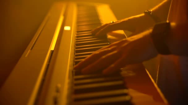 Le musicien joue du clavier
 - Séquence, vidéo